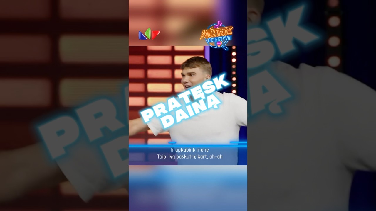 Pratęsk dainą 🎙„Muzikos detektyvai"  nauja laida jau LNK.LT  
