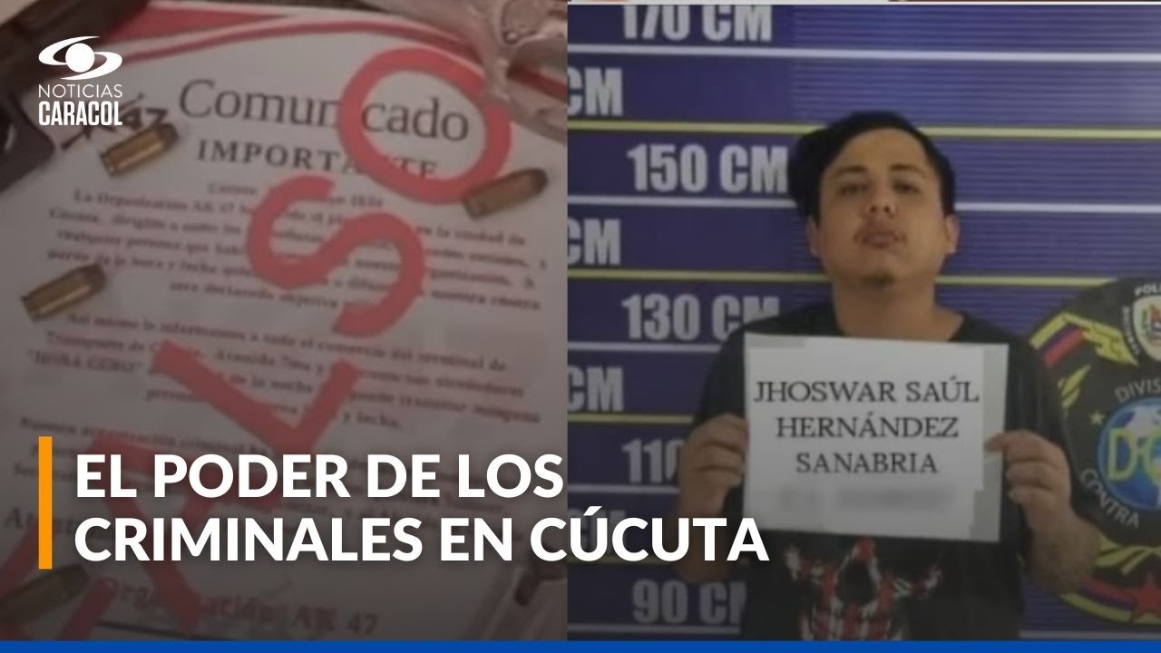 Así opera la banda criminal AK-47 en Cúcuta: con videos y panfletos, amenazan a comerciantes