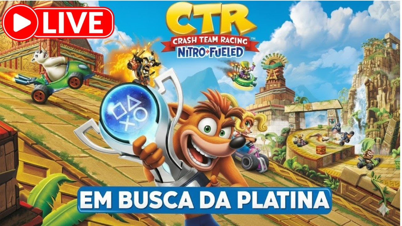 Platinando crash team racing nitro fueled
