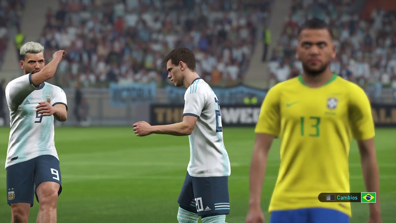 Brasil vs Argentina - Clásico Sudamericano - PES 2019