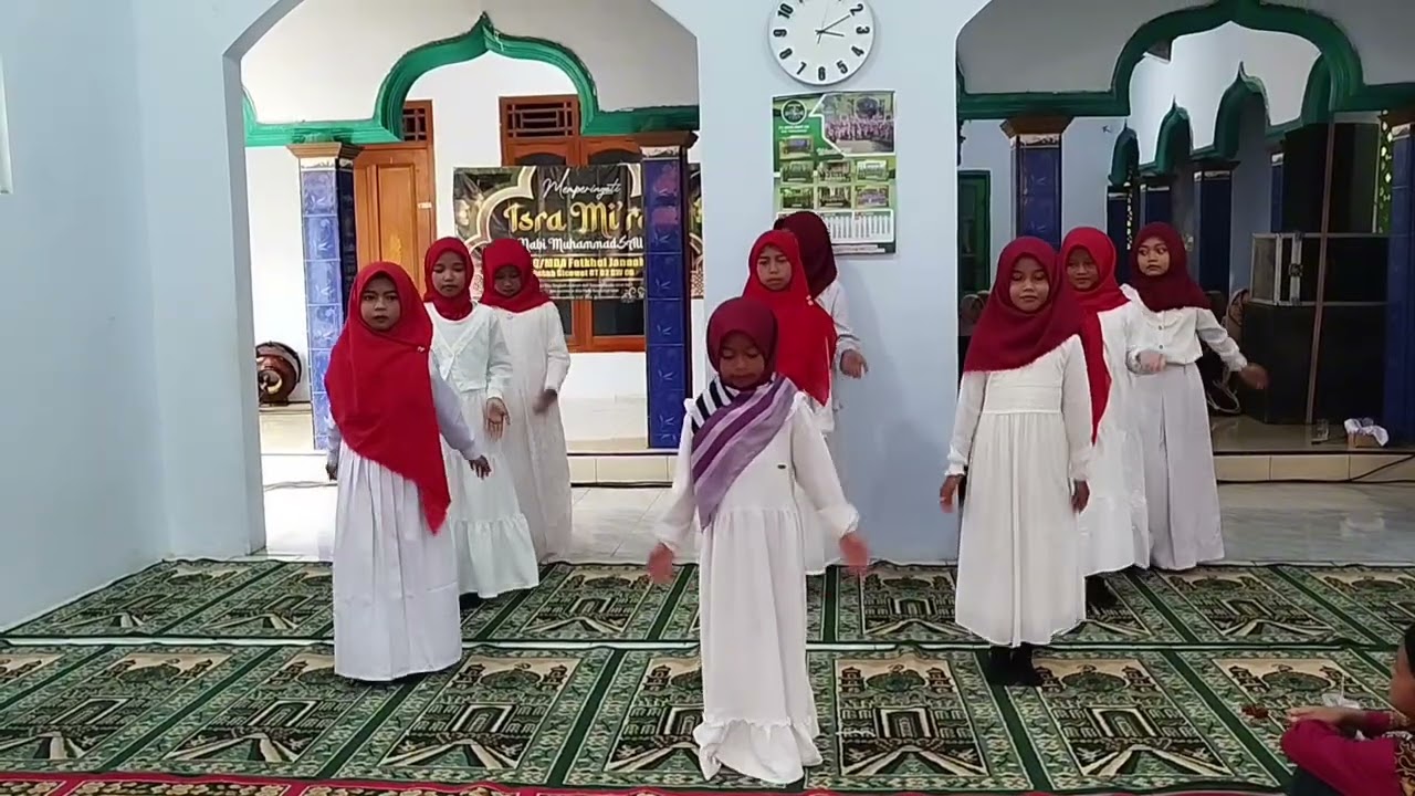 Tarian Islami *Nasim Habbat* Anak Usia 6-9 Tahun TPQ FATKHUL JANNAH