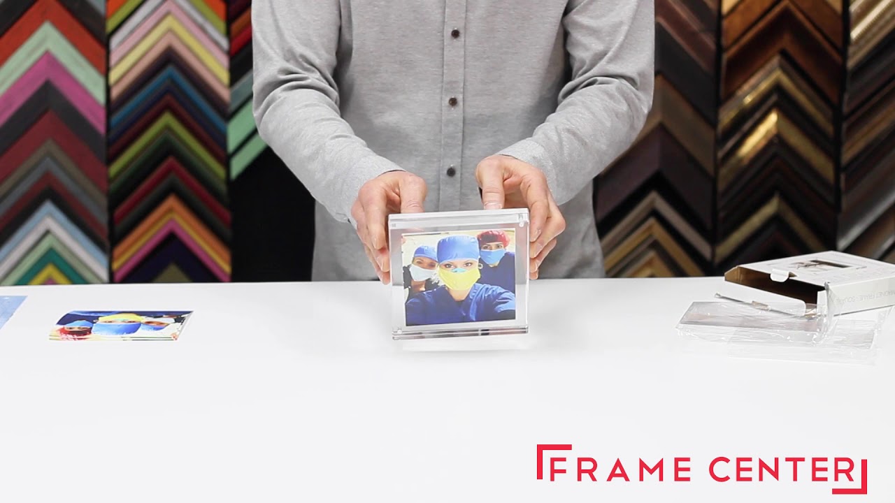 How to put together a 6x6 magnetic frame