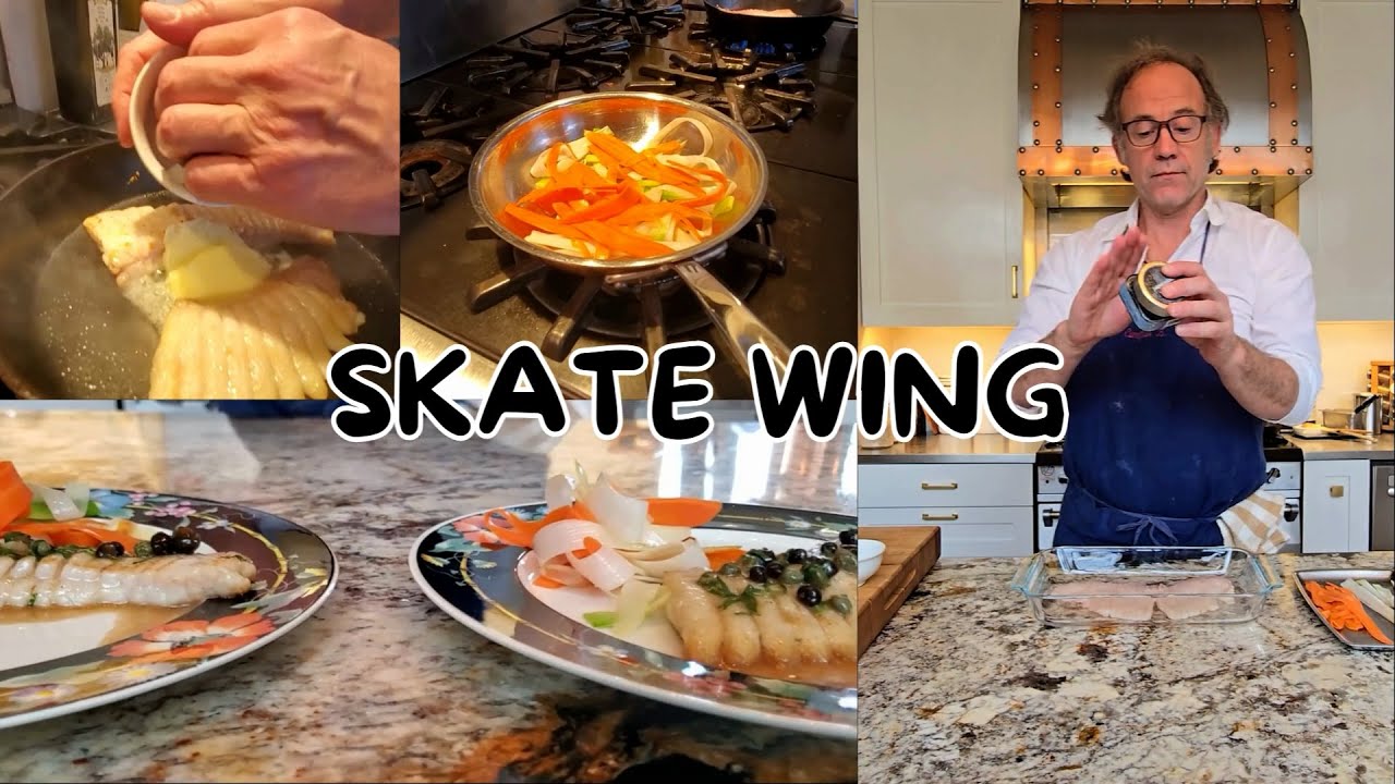 A Savory Pan-Seared Skate Wing. Learn How To Prepare and Cook a Skate Wing Or Sub Your Favorite Fish