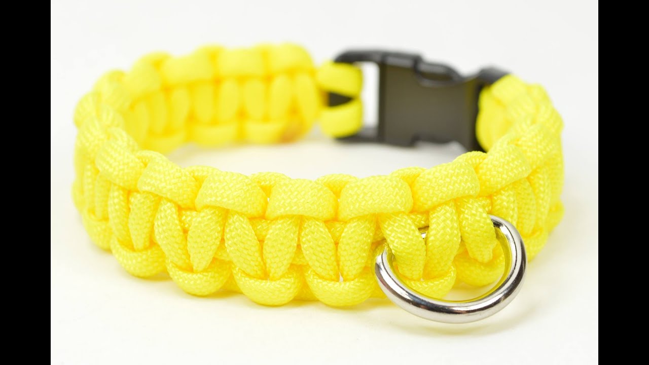 How to Make a Simple Paracord Dog Collar - BoredParacord.com