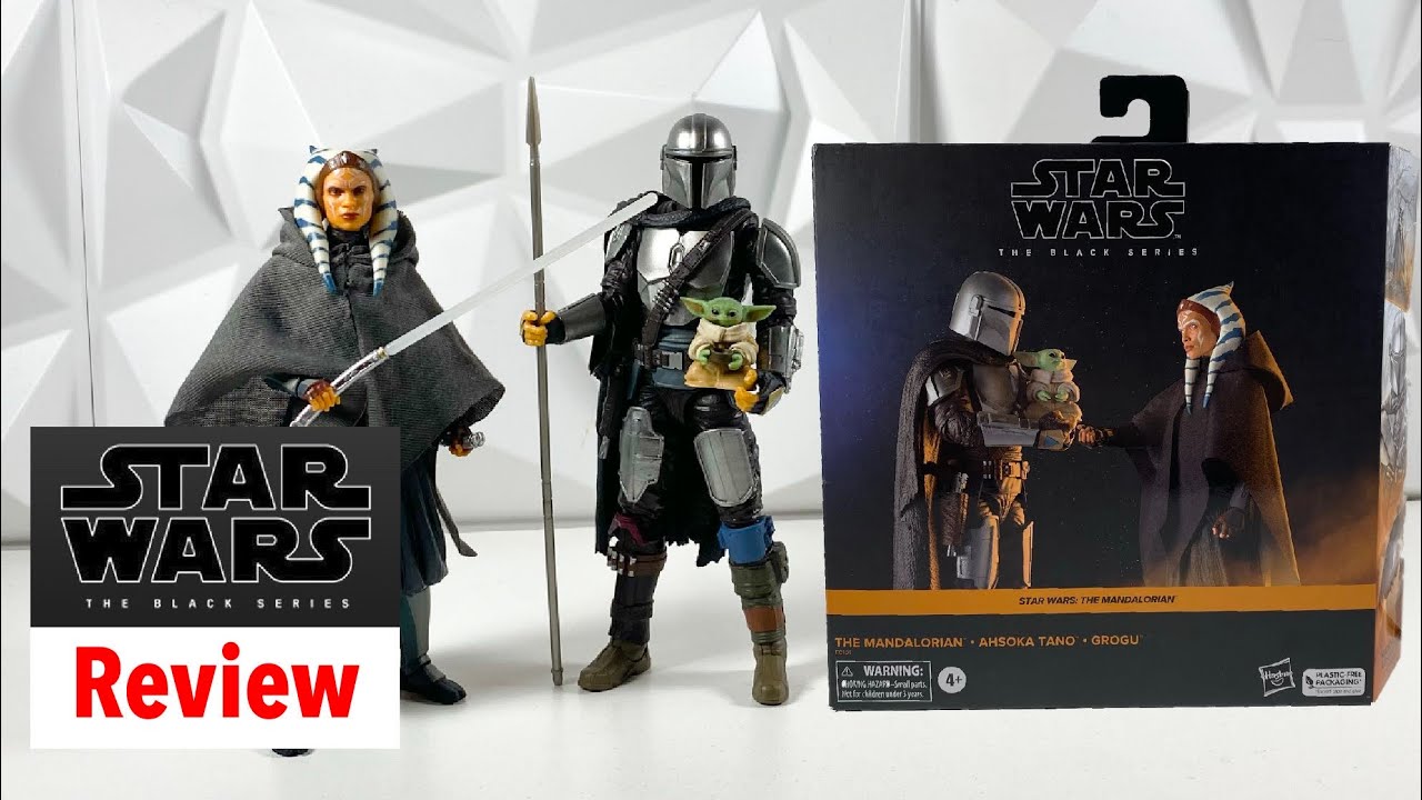 Black Series Mandalorian Ahsoka And Grogu 3 Pack Review!