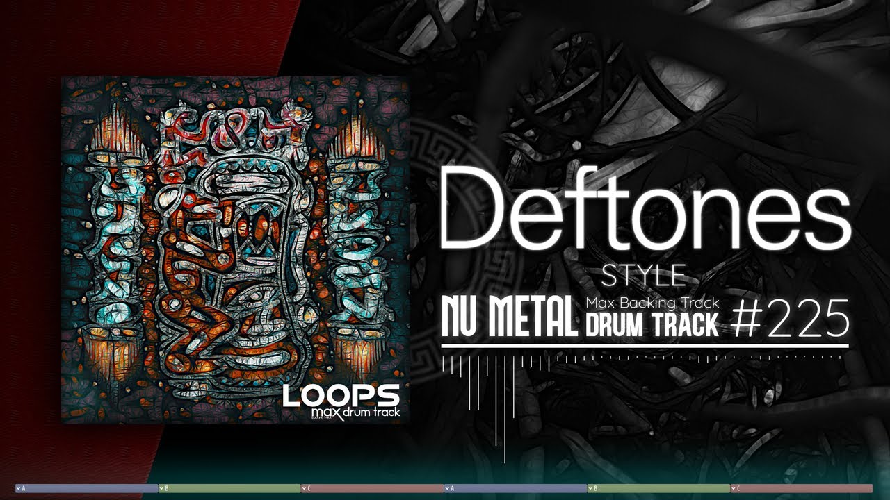 Nu Metal Drum Track / Deftones Style / 90 bpm