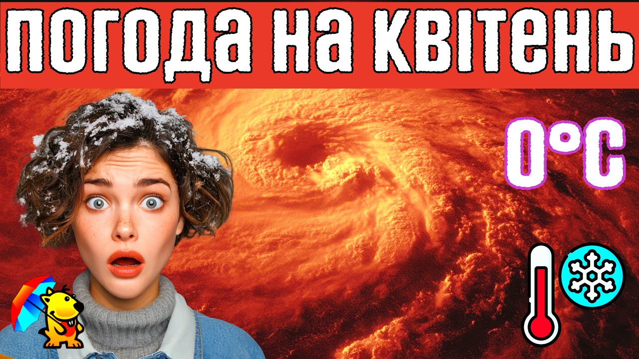 🌀 Погода на Квітень : Арктика йде в Україну. Якого числа...