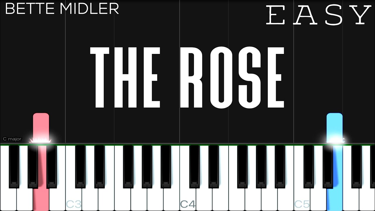 Bette Midler - The Rose | EASY Piano Tutorial