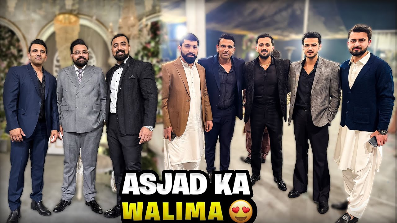 Rajab Butt Ne Shadi Pr Invite Kia || Meet With Rajab Butt || Asjad Wedding Vlog @rajabbutt94