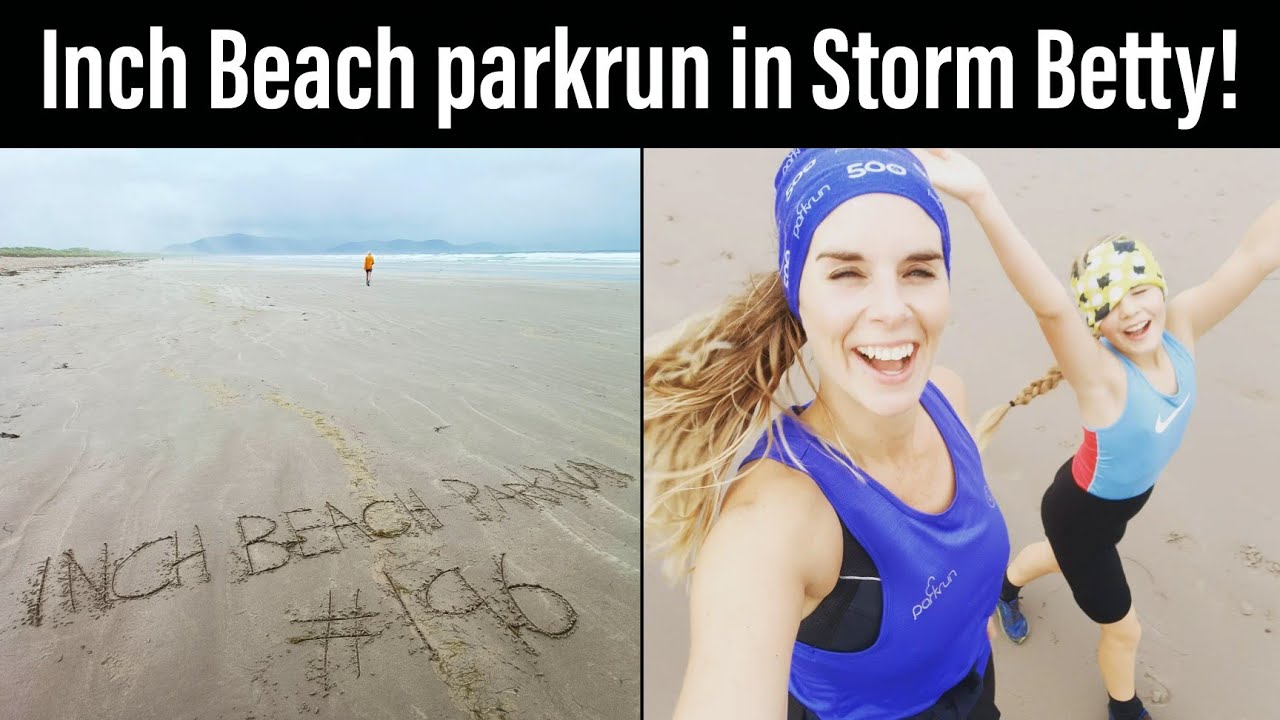 Inch Beach parkrun in Storm Betty. Exploring the Dingle Peninsula and Running in a Storm!