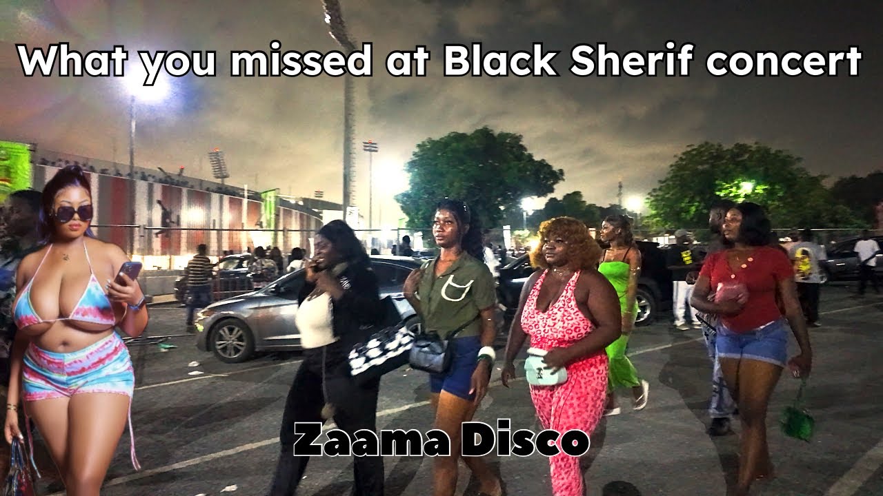 DETTY DECEMBER NIGHTLIFE  AT 2025 ZAAMA DISCO by BLACK SHERIF IN ACCRA, GHANA