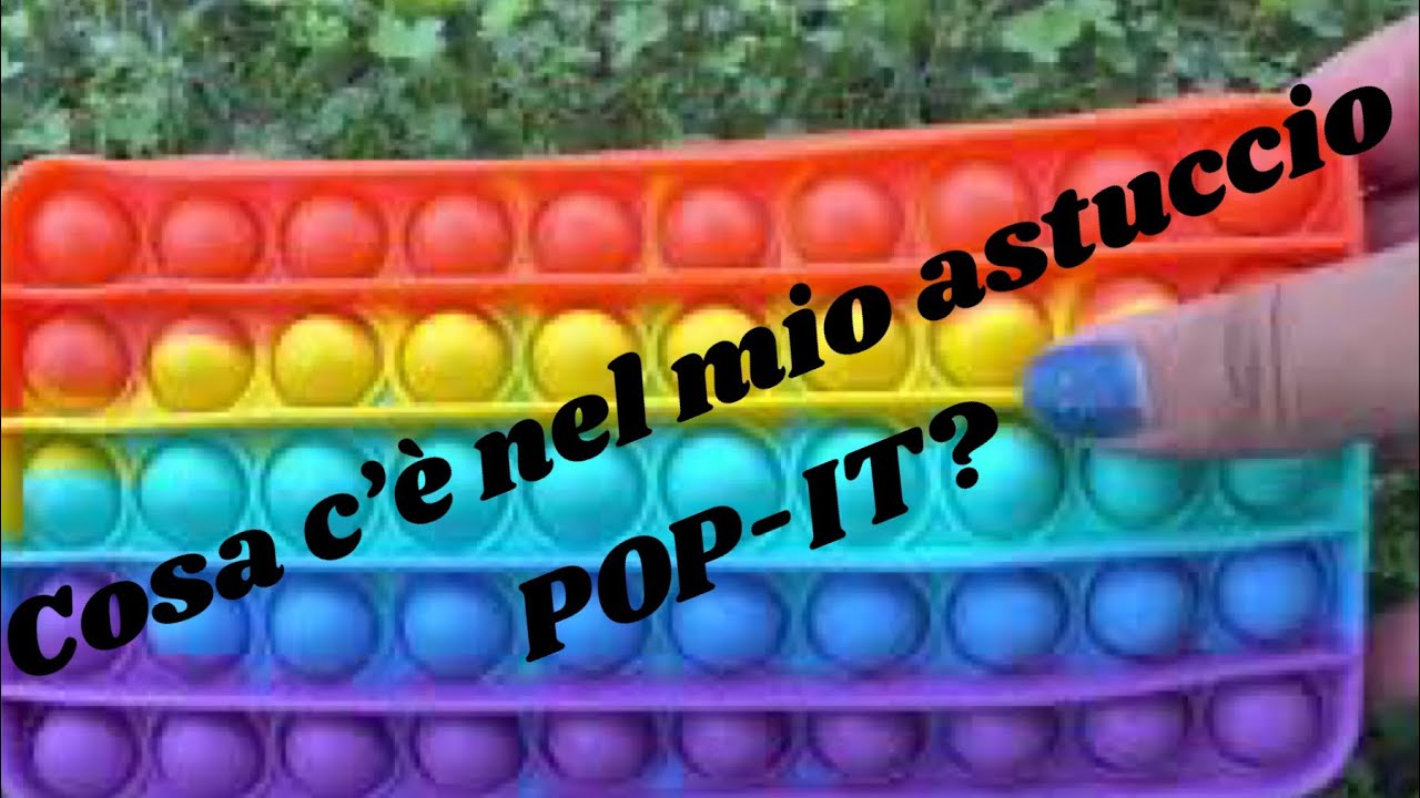 Cosa c’è nel mio ASTUCCIO POP IT?😁