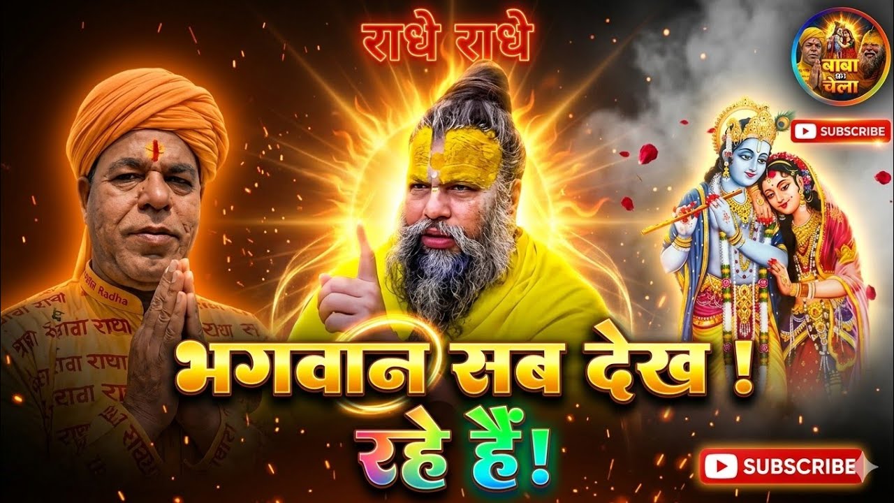 भगवान सब देख  रहे हैं सत्संग ऐसा जो जीवन बदल दे । प्रेमानंद महराज के सत्संग । #trending #radha ji 