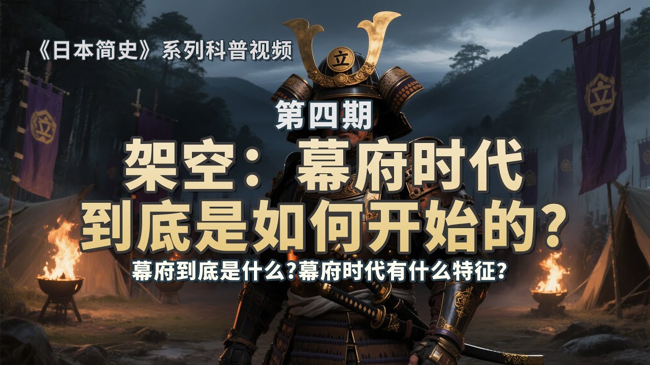 架空：幕府时代到底是如何开始的？|《日本简史》第四期