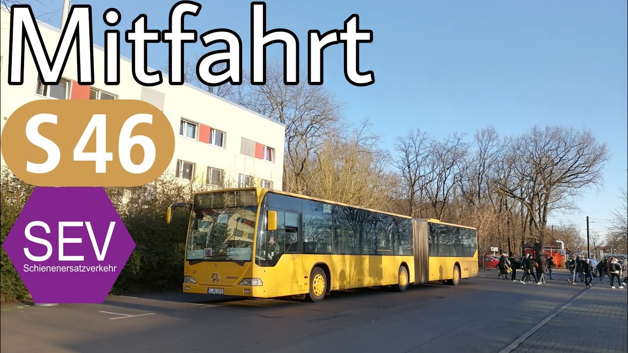 Berlin | Mitfahrt | Mercedes-Benz Citaro O530 G | Linie S46 SEV | S Grünau - S Baumschulenweg