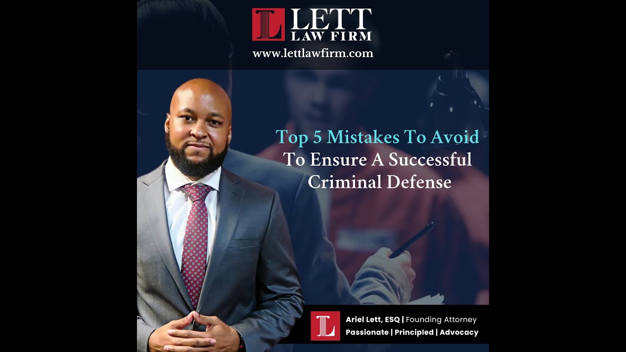 Miami Criminal Defense Lawyer | Avoid These 5 Mistakes Criminal Defense Mistakes