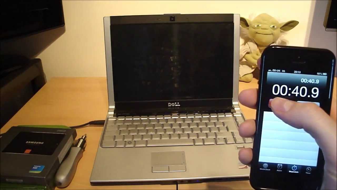 How to install a SSD in a Laptop - Dell XPS M1330