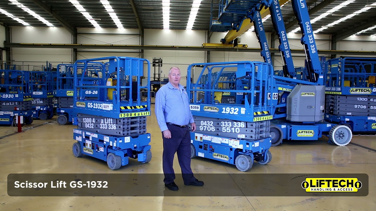 6 Metre Scissor Lift Genie 1932 E-Drive