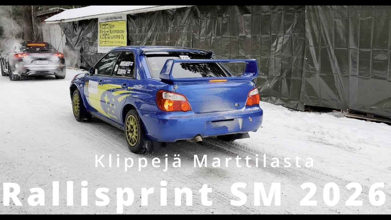 Rallisprint SM 2026 Marttila klippejä