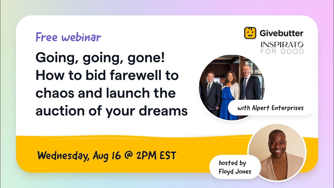 [Webinar] Bid farewell to chaos and launch the auction of your dreams