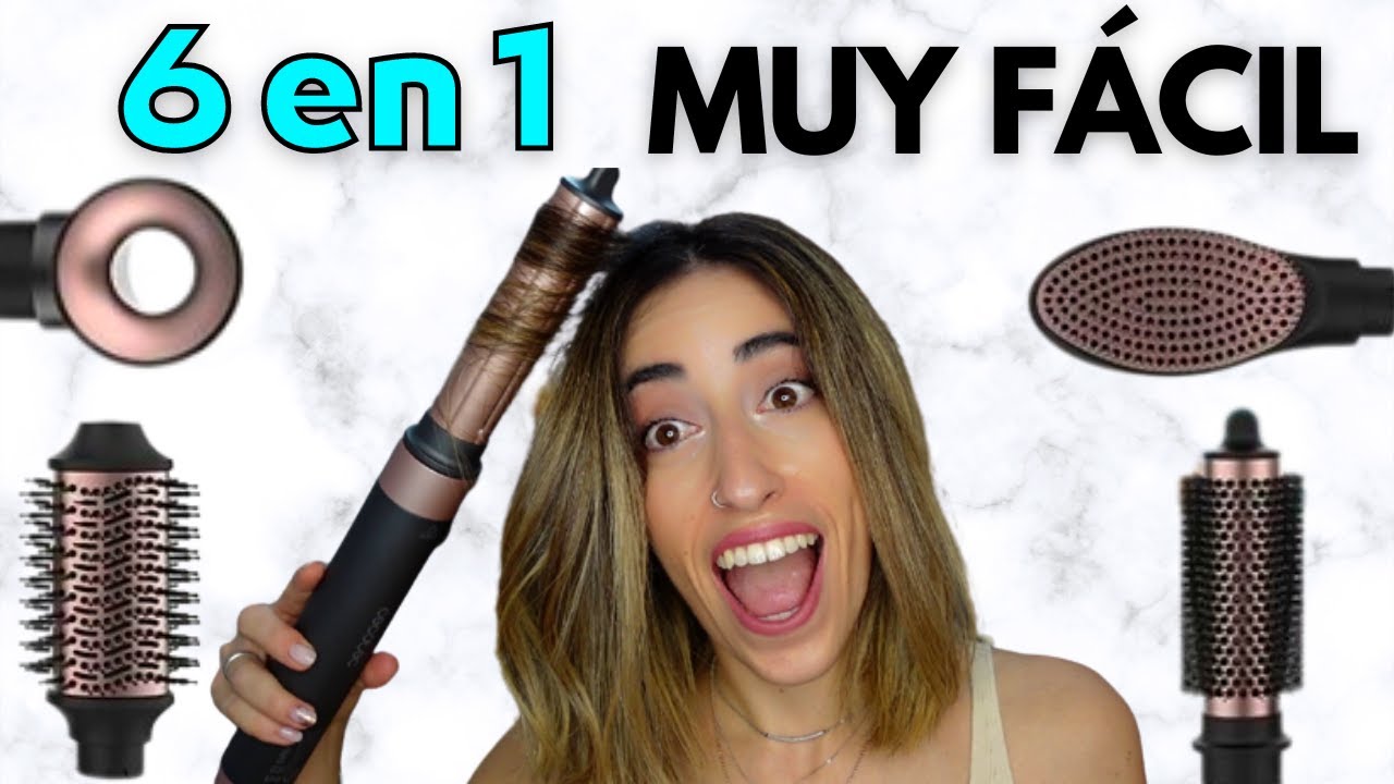 Pruebo el MEJOR MOLDEADOR para el PELO ⚡ Seca, alisa, moldea y riza con el 6 en 1 bamba de Cecotec.