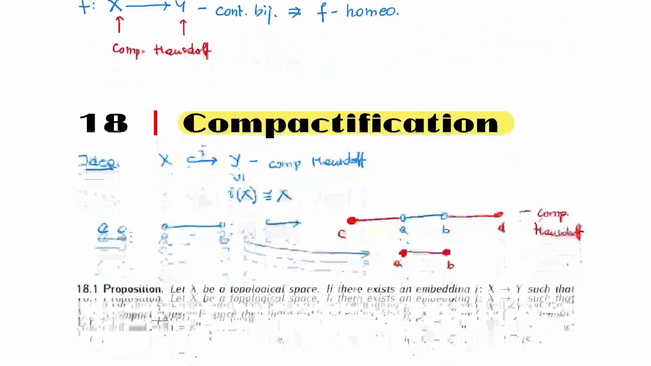 MTH 427/527:  Chapter 18: Compactification (part 1/3)