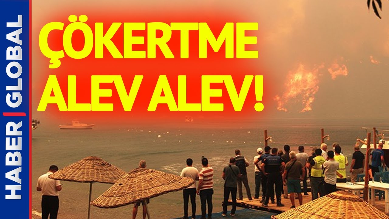Çökertme Alev Alev! Milas'ta Yangın, Siteler Bölgesine Kadar İlerledi