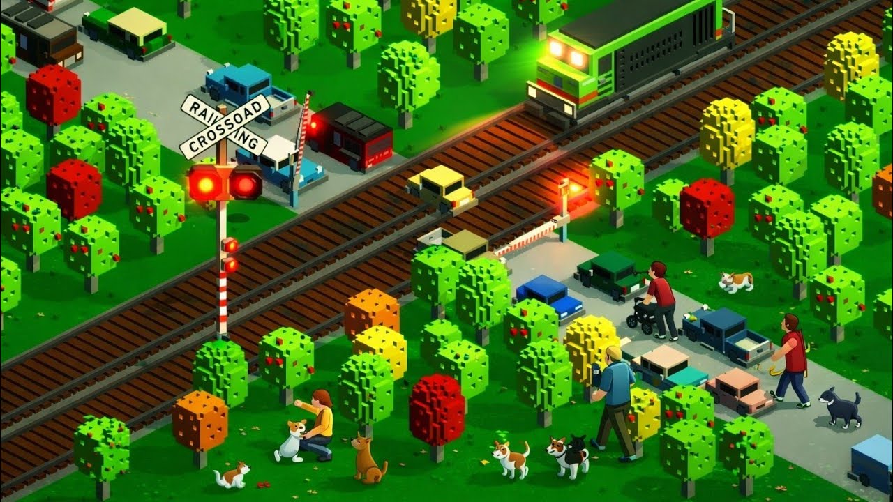 Train Nearly Hits Traffic 😨 | Railroad Crossing