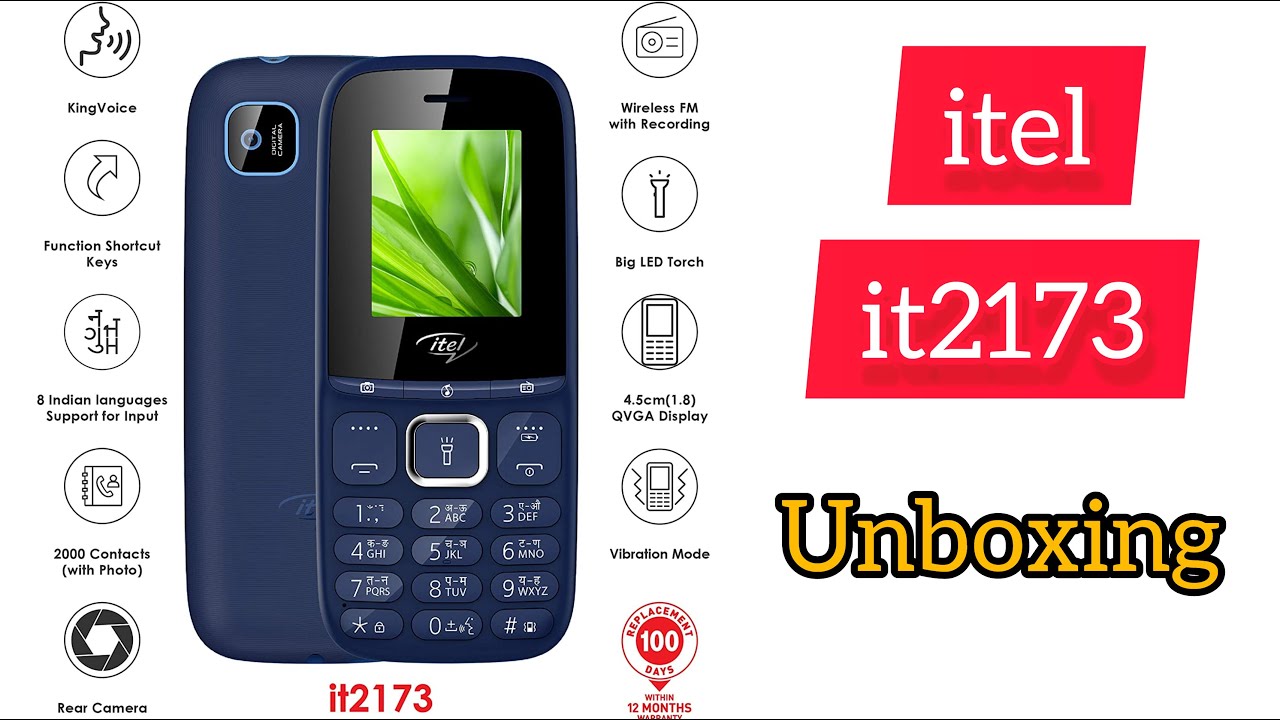 itel it2173 unboxing