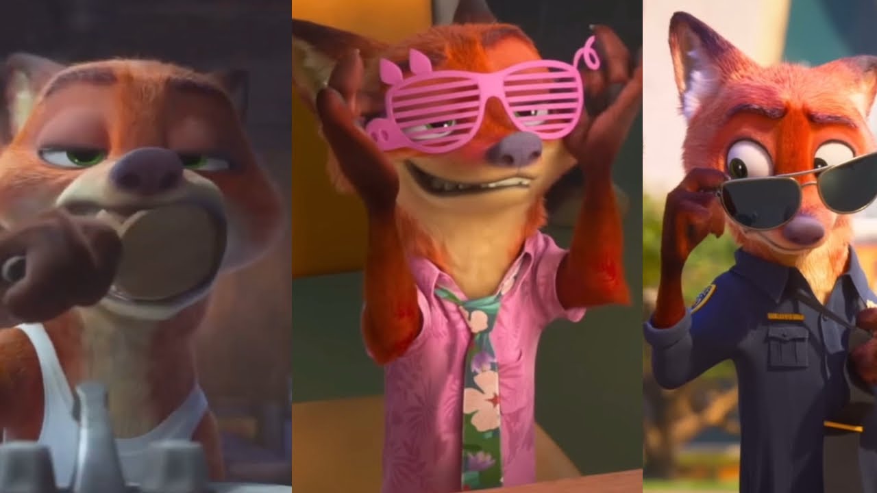 All Nick Wilde Footage from Zootopia 2 (So Far)