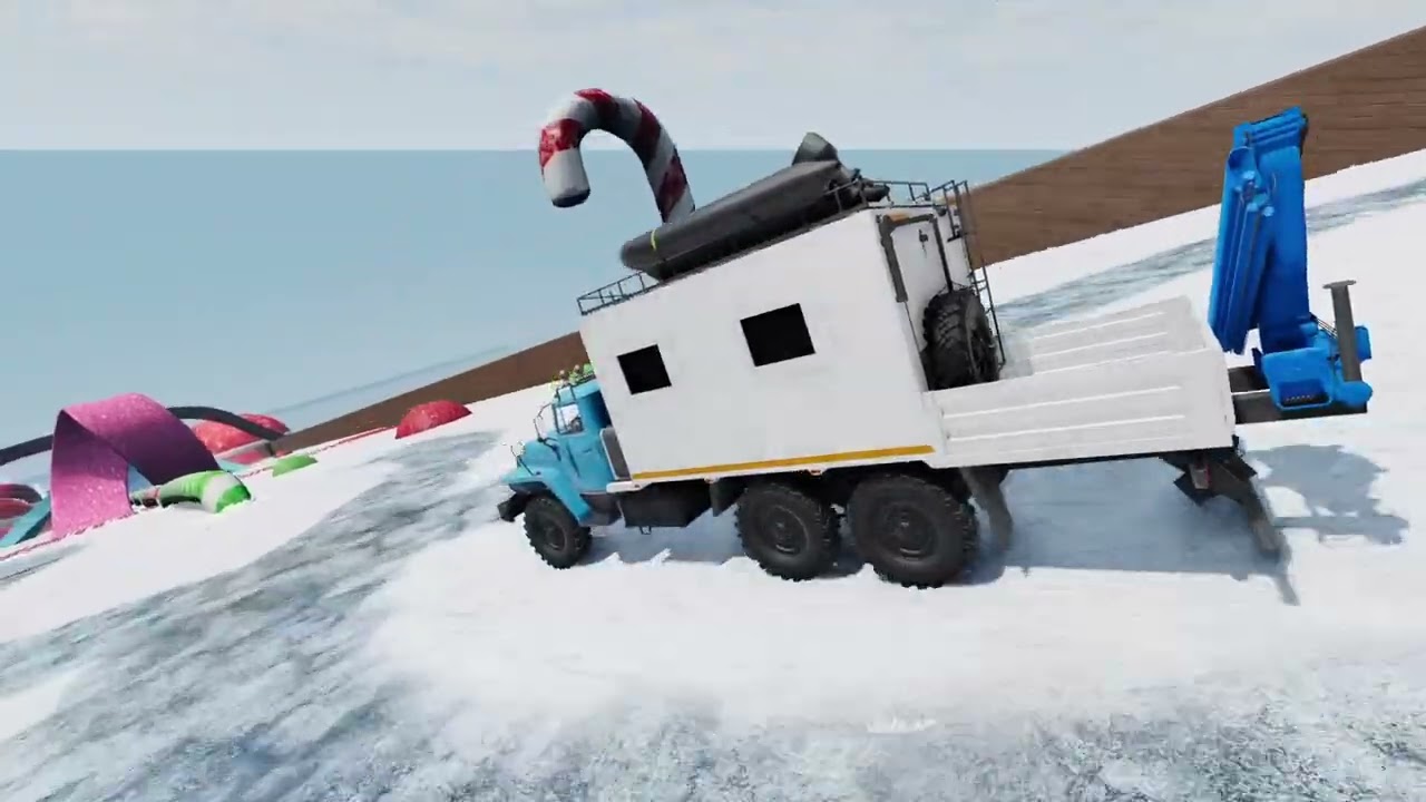 BeamNG Drive Cliff Drop | Car Falling Off the Cliff | Realistic Crash Test