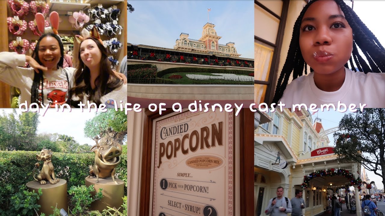 𑣲 a day in the life of a disney cast member! ᯓ vlog #2