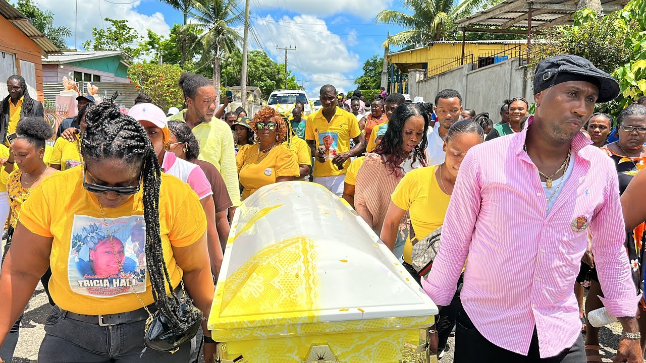 Thanksgiving service for Trecia Tamoy hall The girl that the two men (the sad part of it)