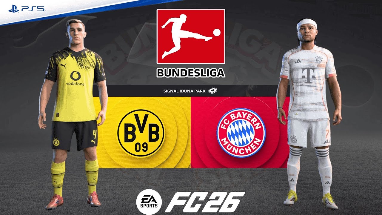 Dortmund v Bayern Munich | Bundesliga 25/26 Matchday 24 | Match Simulation | FC 26 – PS5™ [4K]