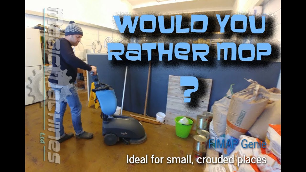 Is it worth replacing your best mops with Fimap Genie Scrubber Dryer?