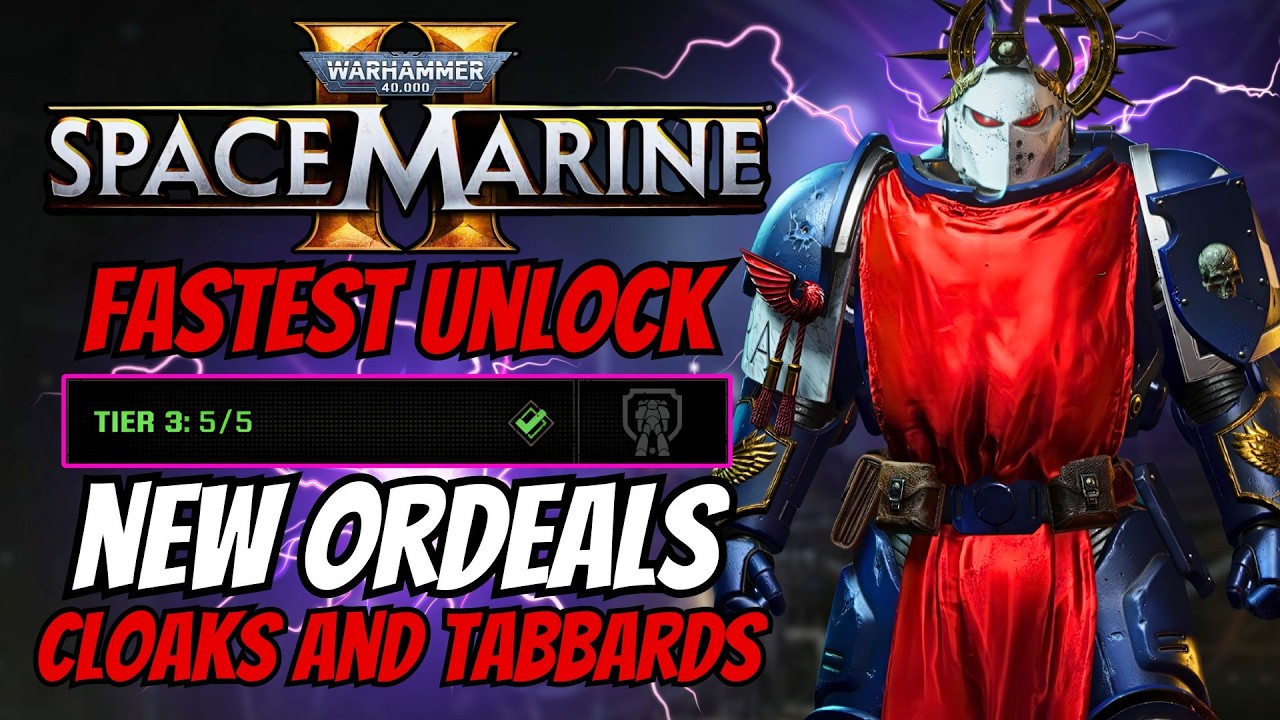 FASTEST Way to Unlock Cloaks and Tabbards in Wargear Update Part 2 - Space Marine 2