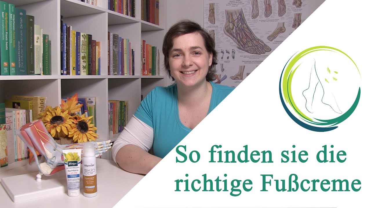 So finden sie die richtige Fu&szlig;creme