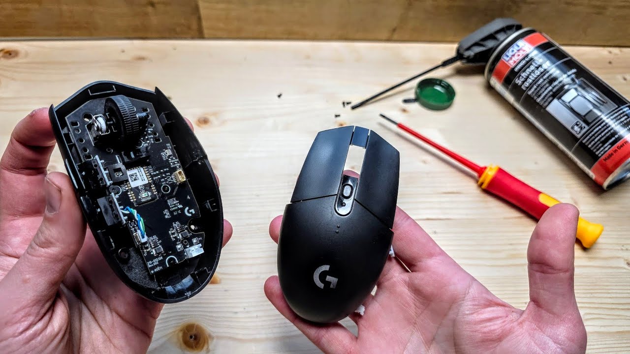 ИСПРАВЛЕНИЕ - Проблемы с щелчком и прокруткой мыши Logitech G305 / G304 - Разборка и устранение д...