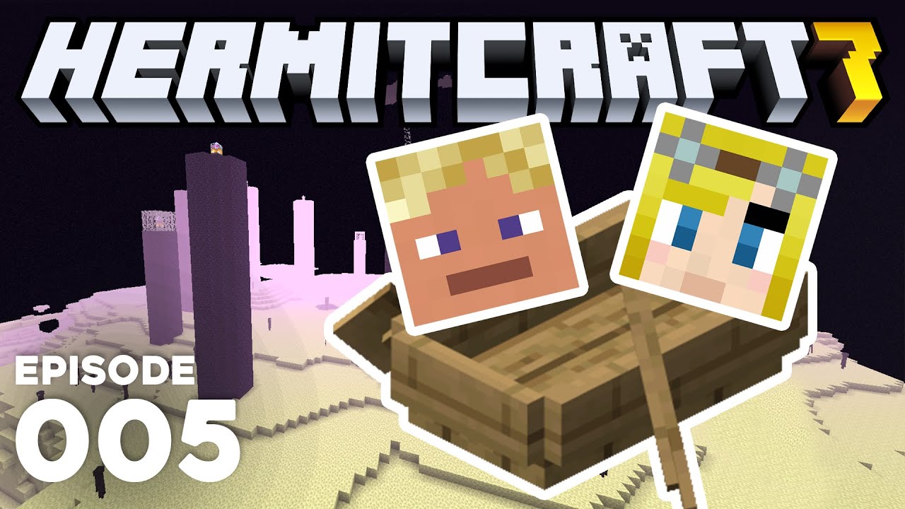 Hermitcraft 7 005 | TWO DERPS IN A BOAT?! 🤣