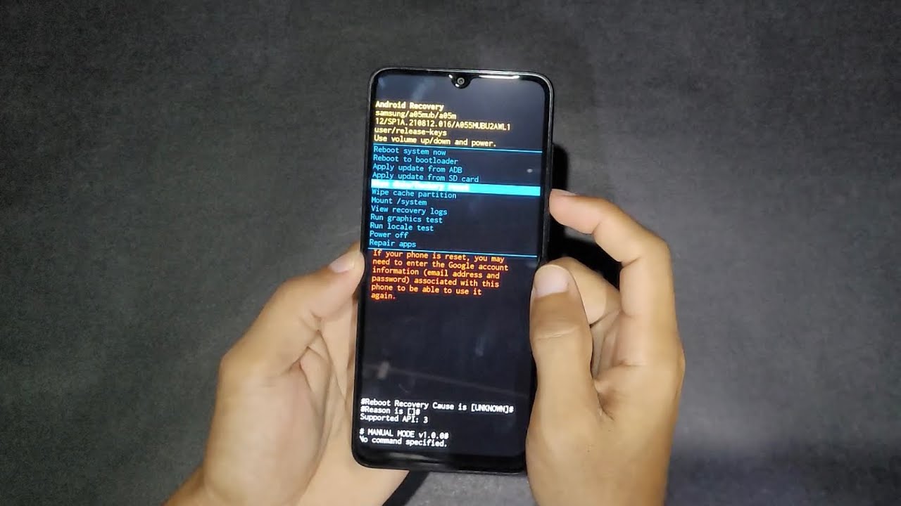 Como Formatar o Galaxy A05 (Hard Reset)
