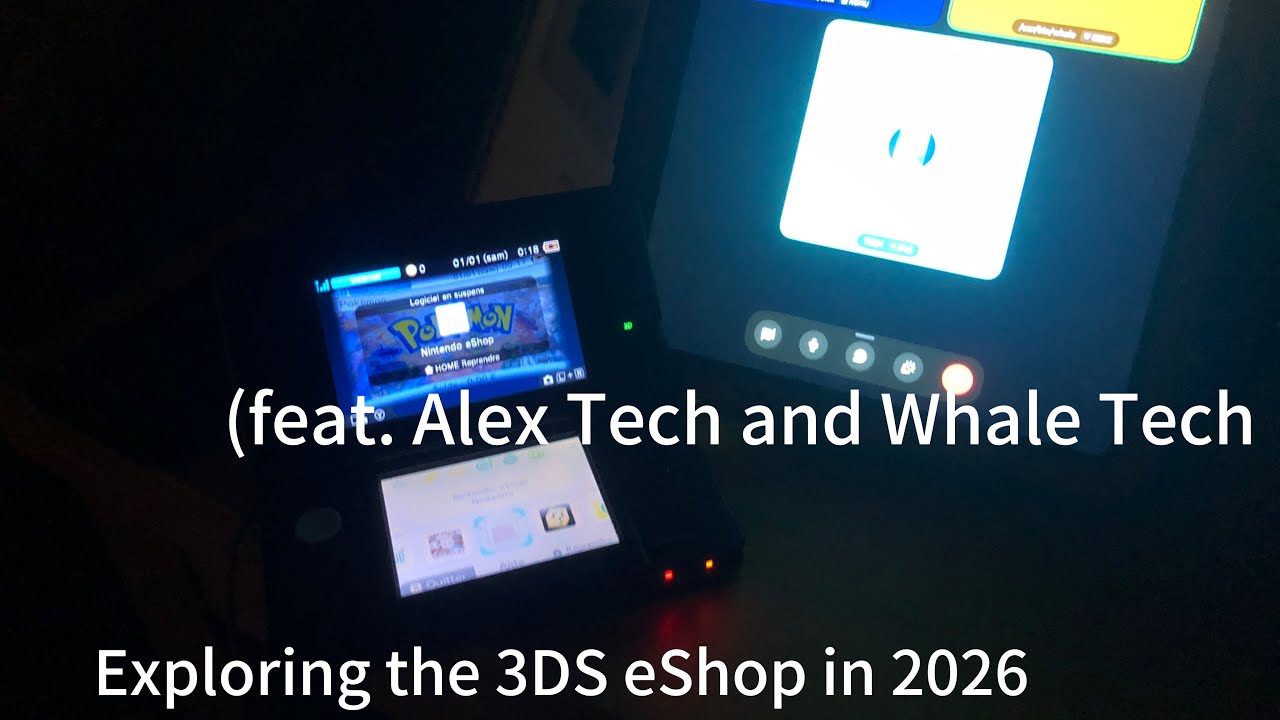 Exploring the Nintendo 3DS eShop in 2026 (feat. Alex Tech and Whale Tech)