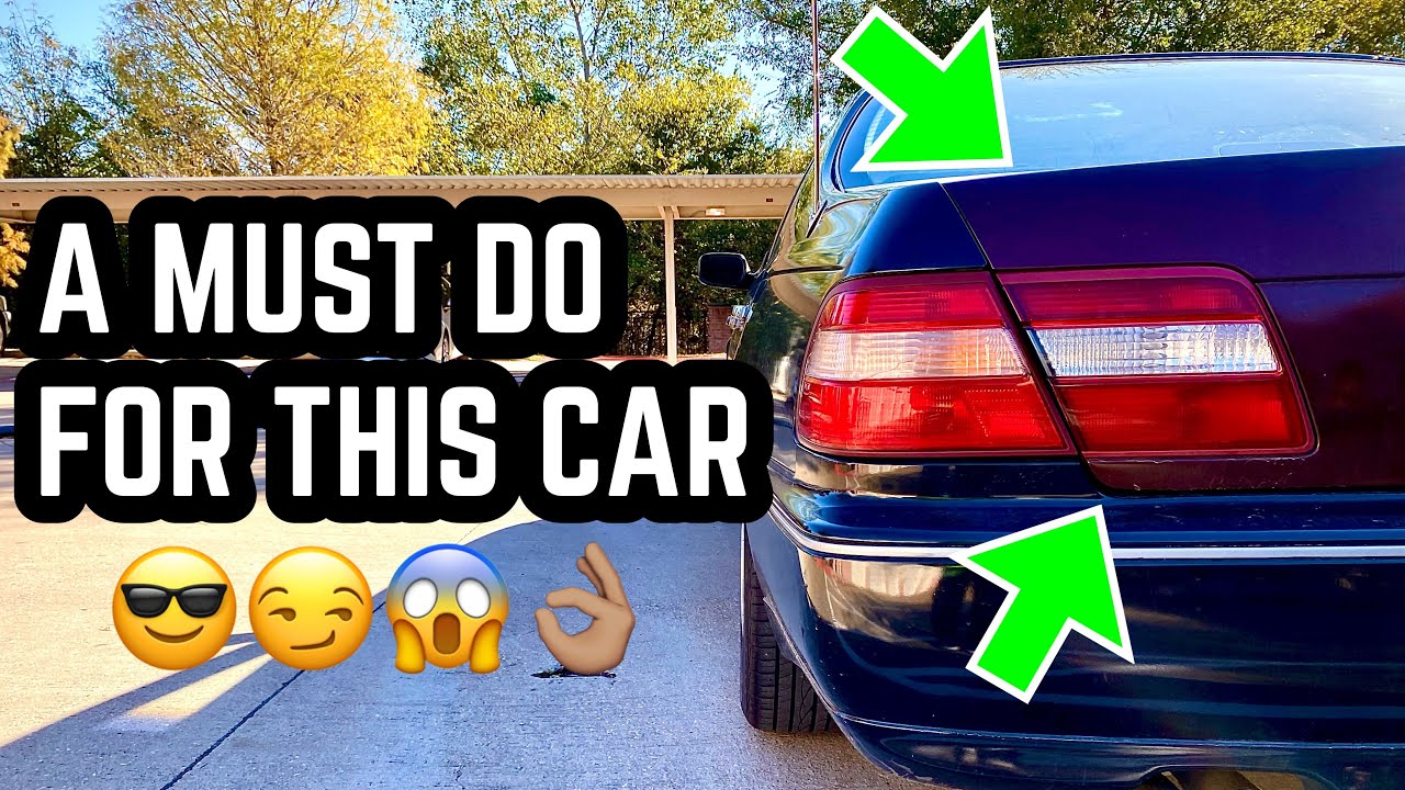 HOW TO: Infiniti Q45 / Nissan Cima y33 trunk conversion from 1999-2001 to 1997-1998 ; full breakdown