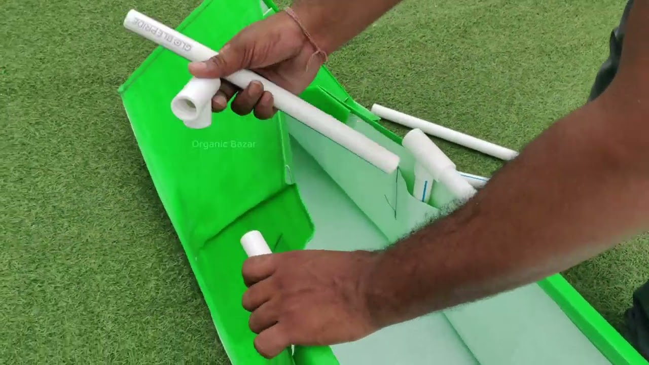 Rectangle Grow Bag With Supporting Pvc Pipes &ndash; 5F X 1F X 1F