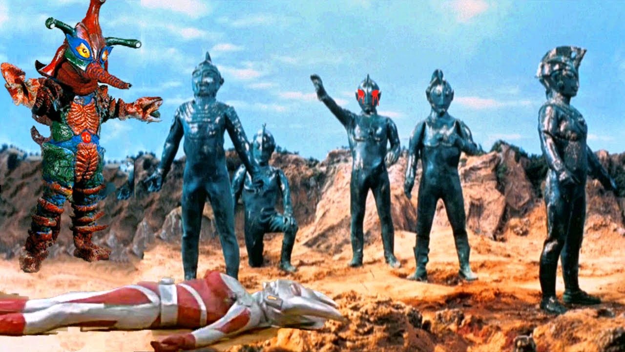 Ultraman Brothers Vs Alien Hipporit Cuộc chiến thất bại, các Siêu nhân bị hoá đá và cuộc giải cứu