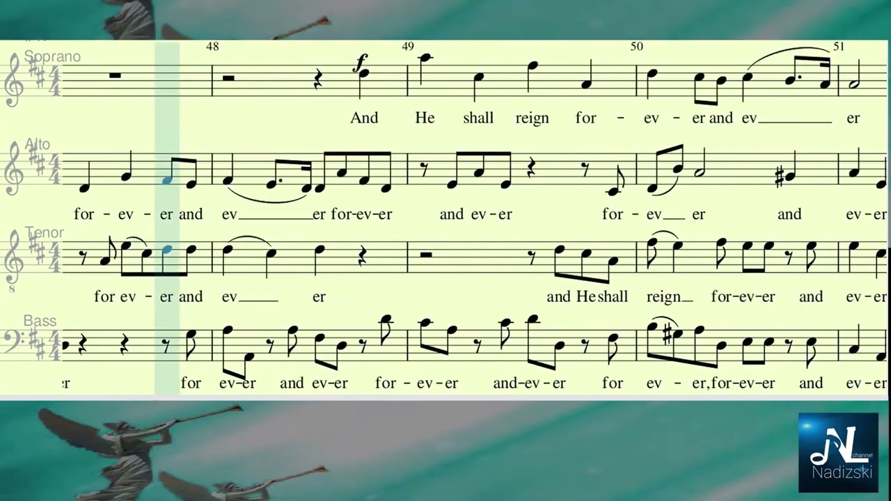 ALTO VOCAL GUIDE - HALLELUJAH CHORUS from Choir Tutorial Plus