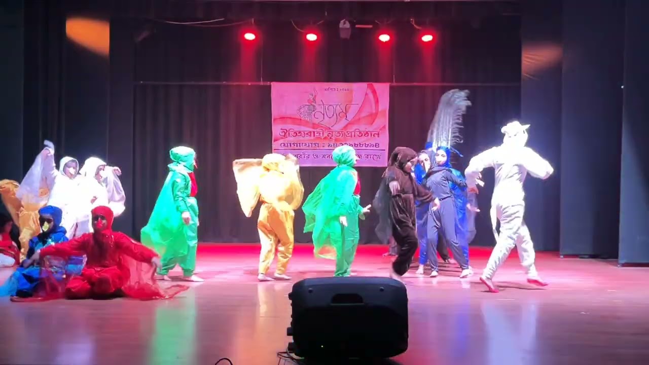 Rongin Pakhi Dushtu Hulo - children's dance drama - last part
