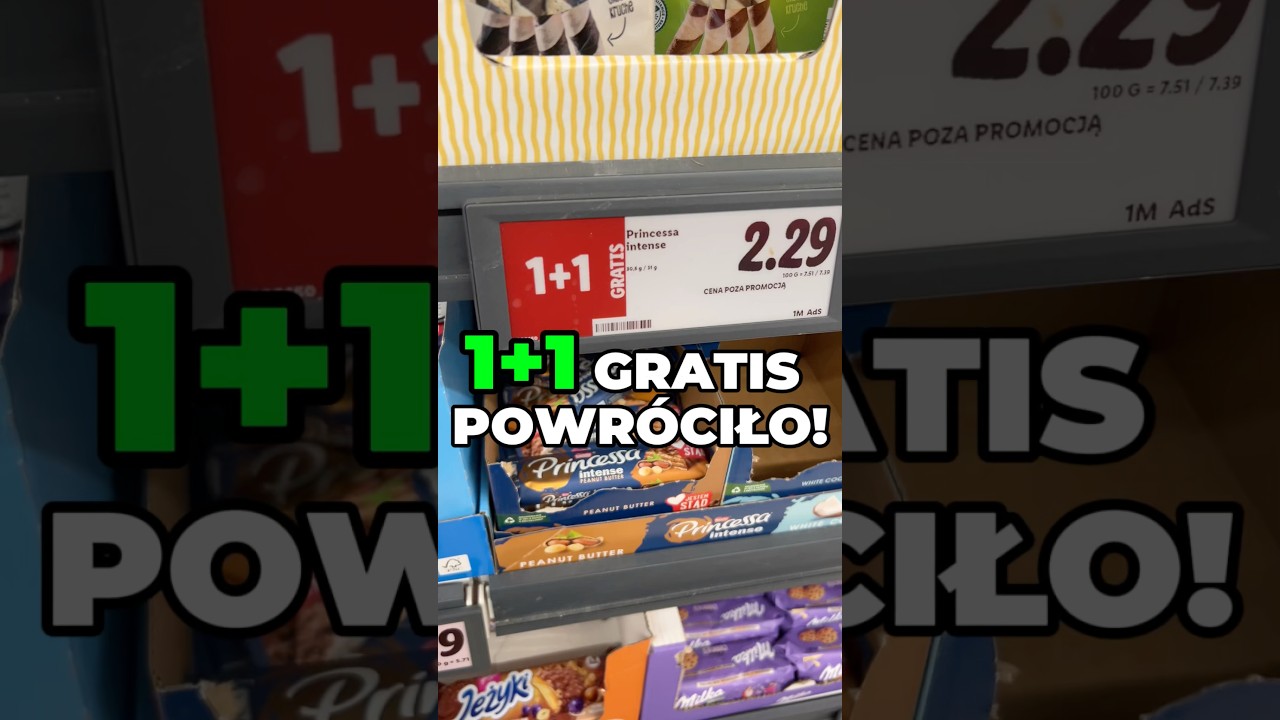 Promocja 1+1 gratis wracają!#lidl #promocja #zniżka #cheaply