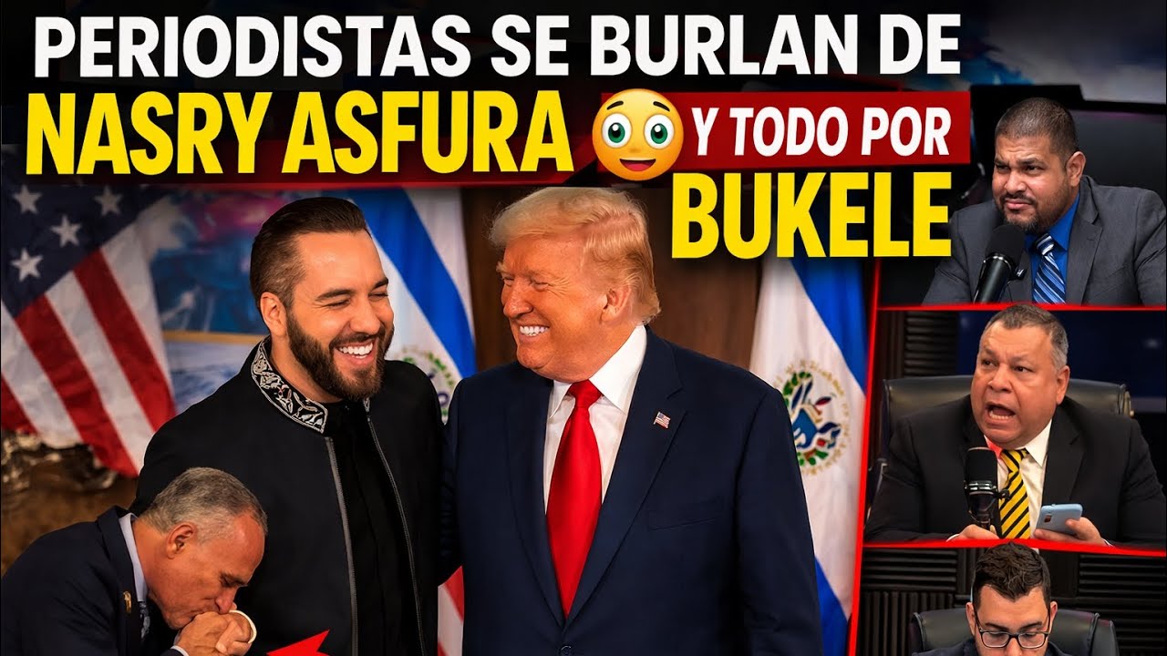 PERIODISTAS ESTALLAN 😳 NASRY ASFURA SE VUELVE VIRAL Y TODO POR BUKELE