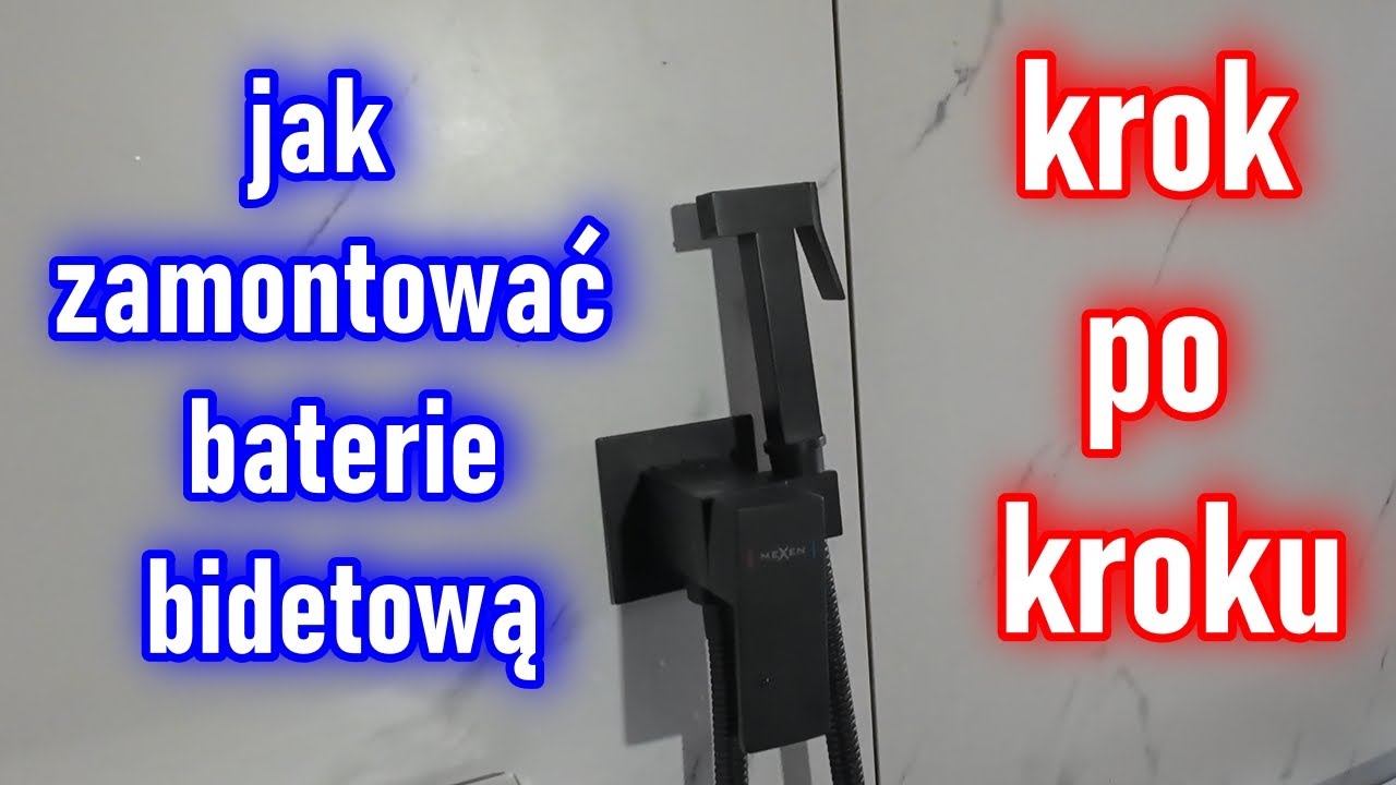 jak zamontować baterie bidetową