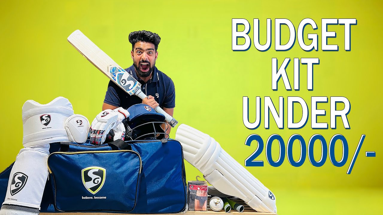 Best Cricket Kit Under 20000 | UNBOXING SG Full Size Budget Cricket Kit